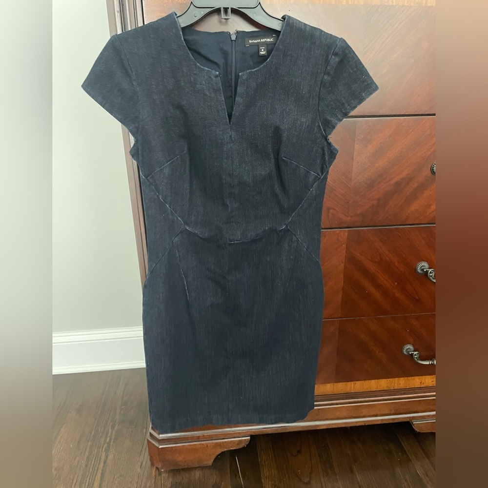 Banana Republic Dark Denim Dress